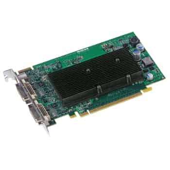 (image for) Matrox M9120-E512F PCIe x16 DualHead, 1920x1200 digital; 2048x1536 analog, Passive cooling